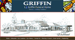 Desktop Screenshot of griffinfuneralhome.com